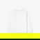 Lacoste Çocuk Uzun Kollu Bisiklet Yaka Beyaz T-Shirt