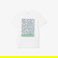 Lacoste Çocuk Bisiklet Yaka Baskılı Beyaz T-Shirt