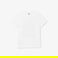 Lacoste Çocuk Bisiklet Yaka Baskılı Beyaz T-Shirt