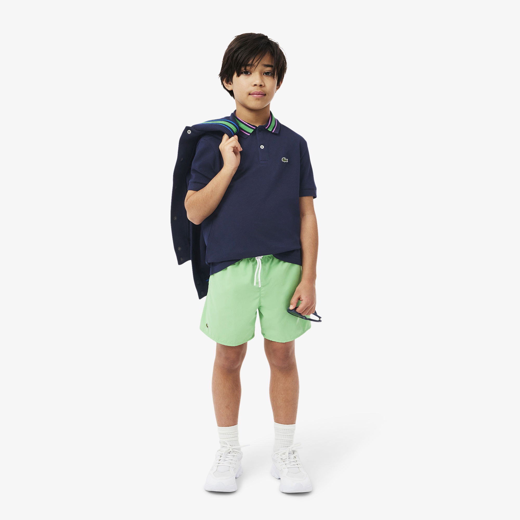 Lacoste Çocuk Lacivert Polo