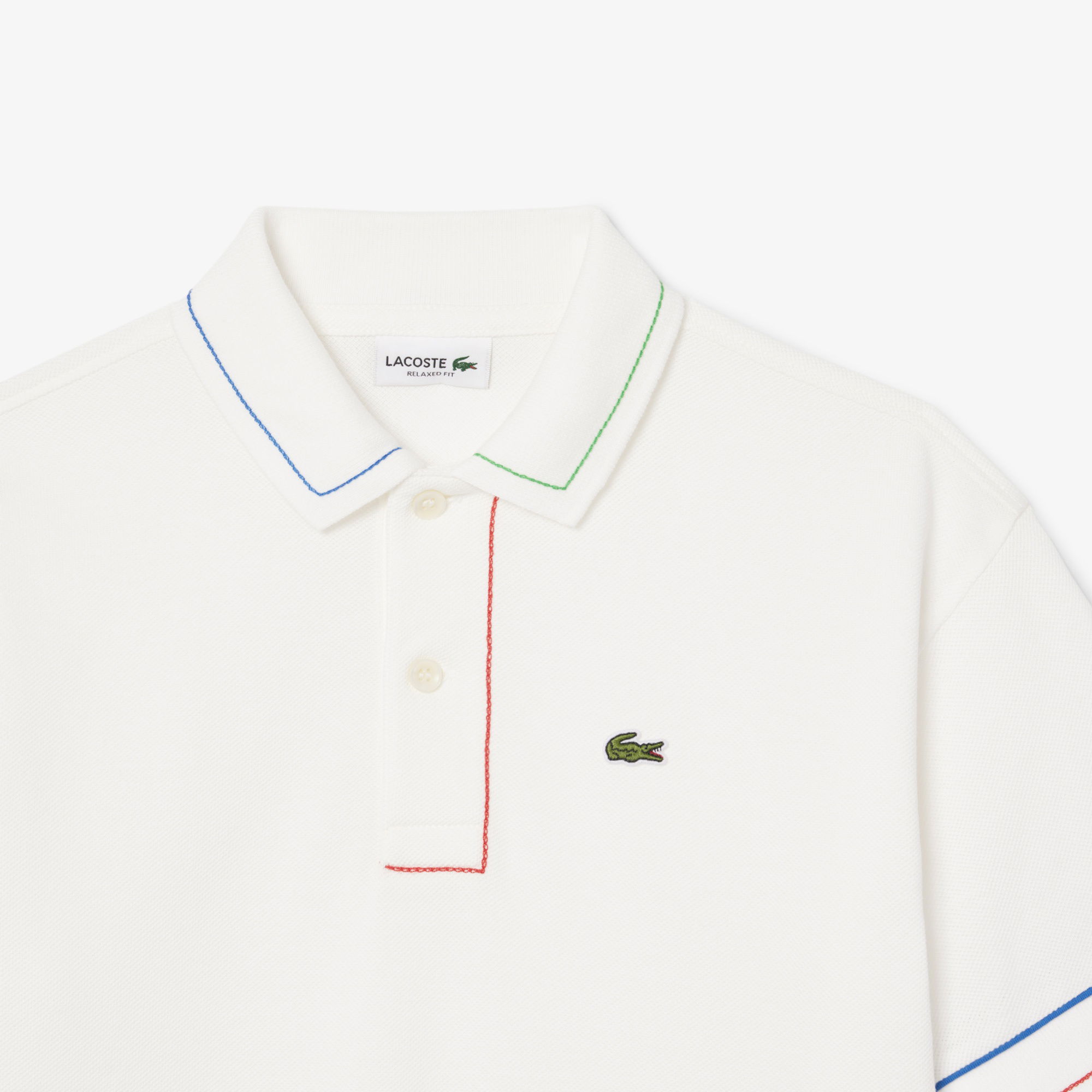 Lacoste Çocuk Beyaz Polo