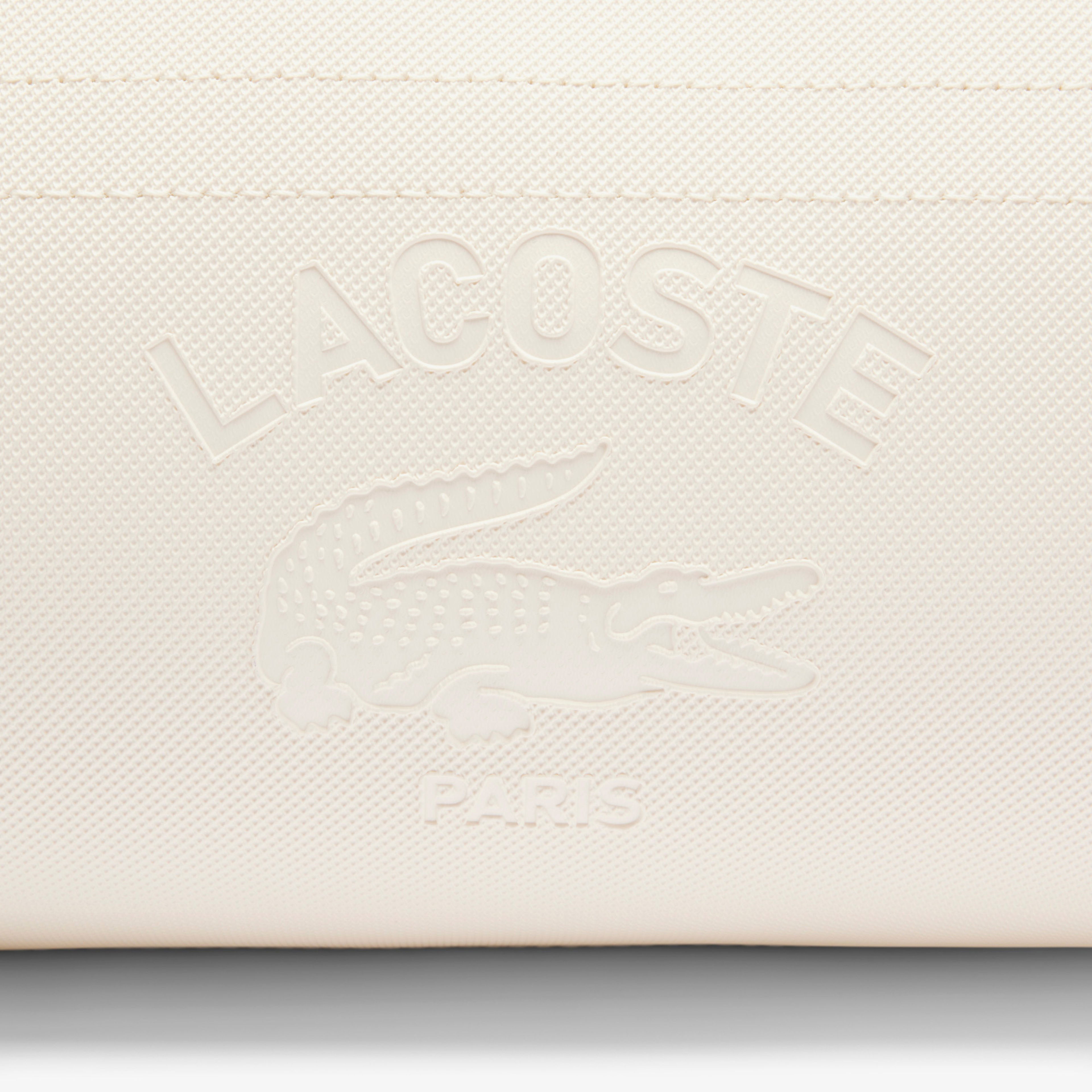 Lacoste CLUB 193 Unisex Renk Bloklu Bej Postacı Çantası