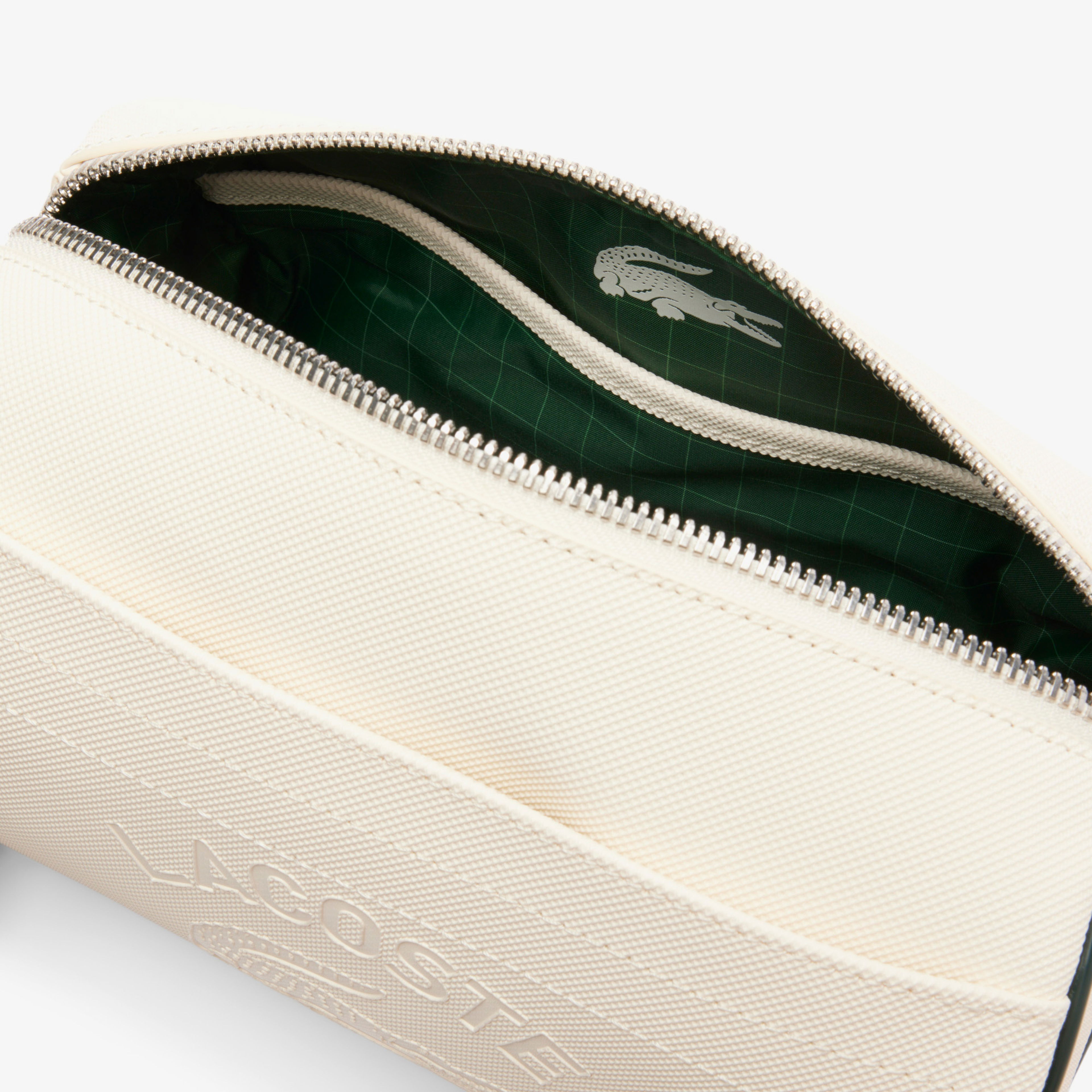 Lacoste CLUB 193 Unisex Renk Bloklu Bej Postacı Çantası