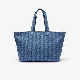 Lacoste Unisex Monogram Mavi Omuz Çantası Mavi