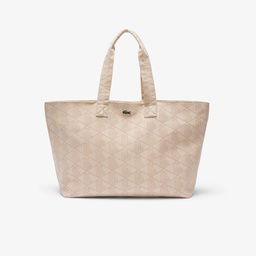 Lacoste Unisex Monogram Bej Omuz Çantası Bej