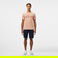 Lacoste Erkek Regular Fit Bisiklet Yaka Baskılı Açık Kahverengi T-Shirt