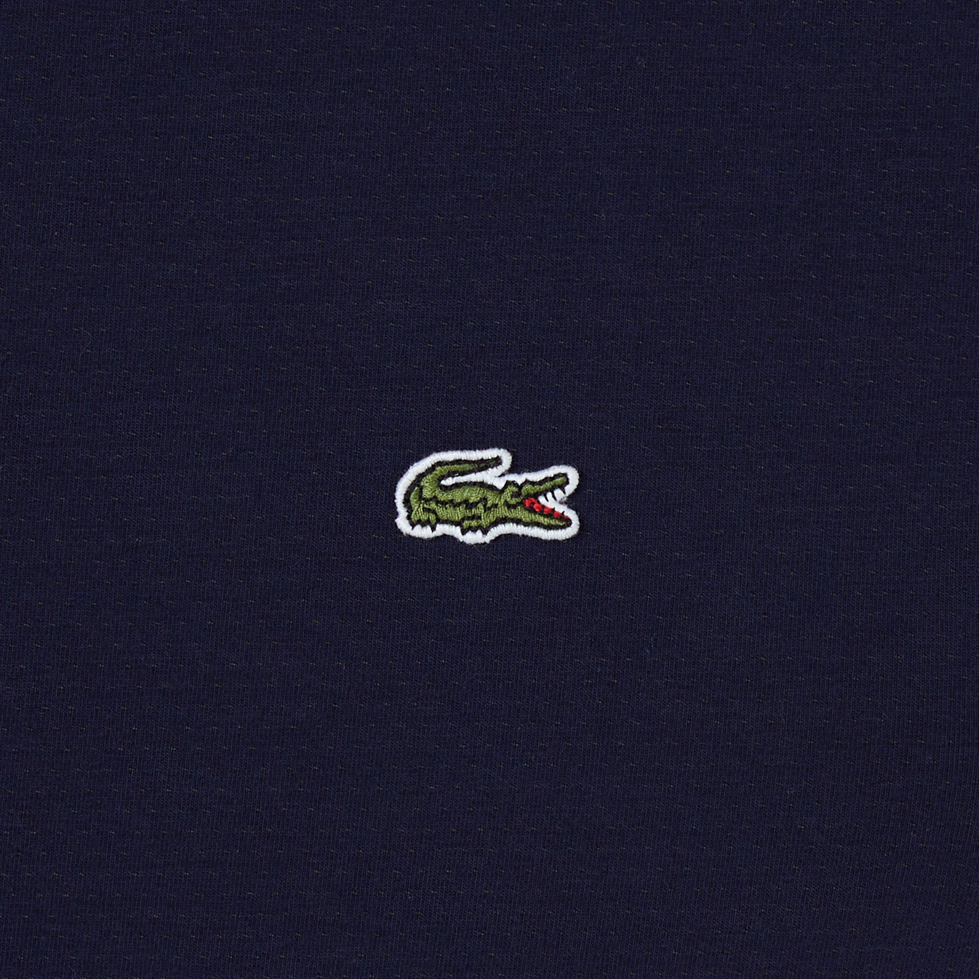 Lacoste Erkek Slim Fit Bisiklet Yaka Lacivert T-Shirt