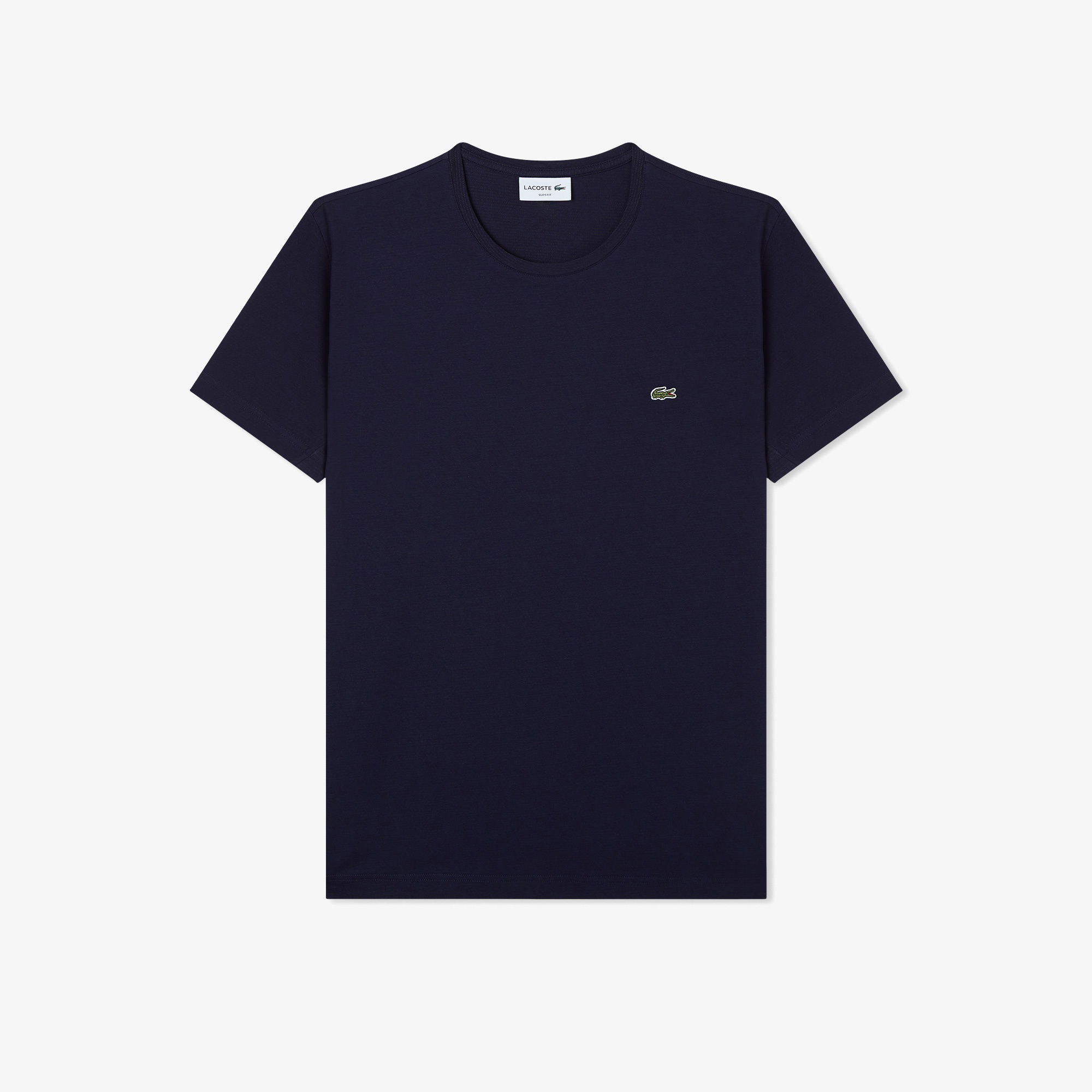 Lacoste Erkek Slim Fit Bisiklet Yaka Lacivert T-Shirt