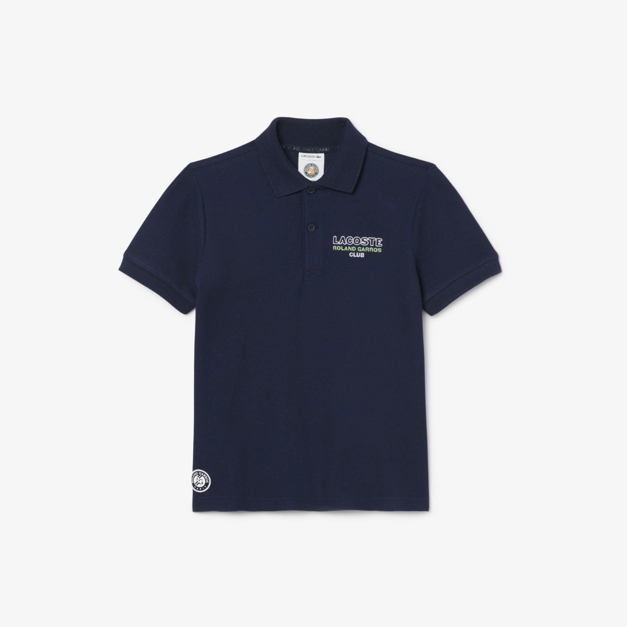 Lacoste Rolland Garros Çocuk Baskılı Lacivert Polo