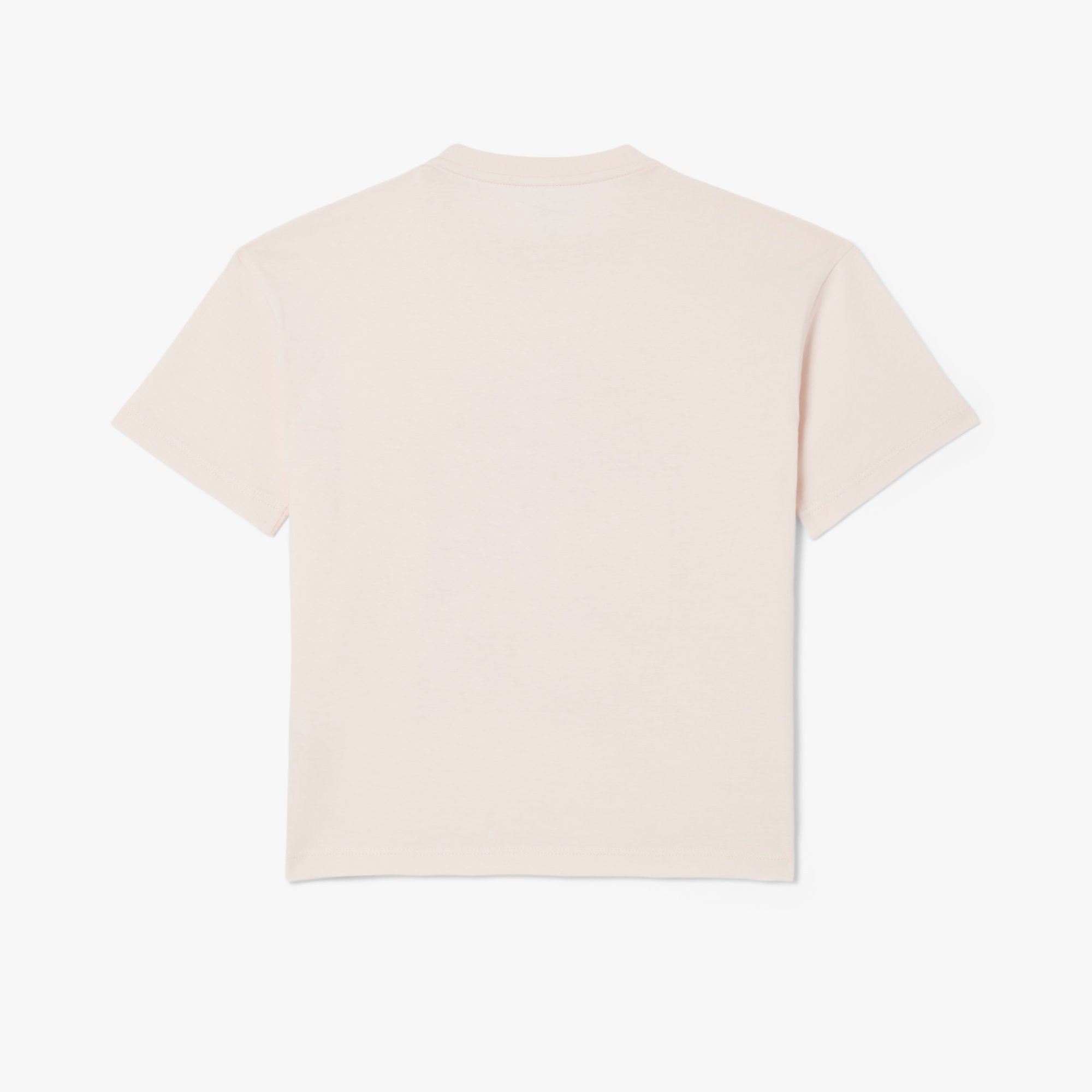 Lacoste Çocuk Bisiklet Yaka Baskılı Açık Pembe T-Shirt