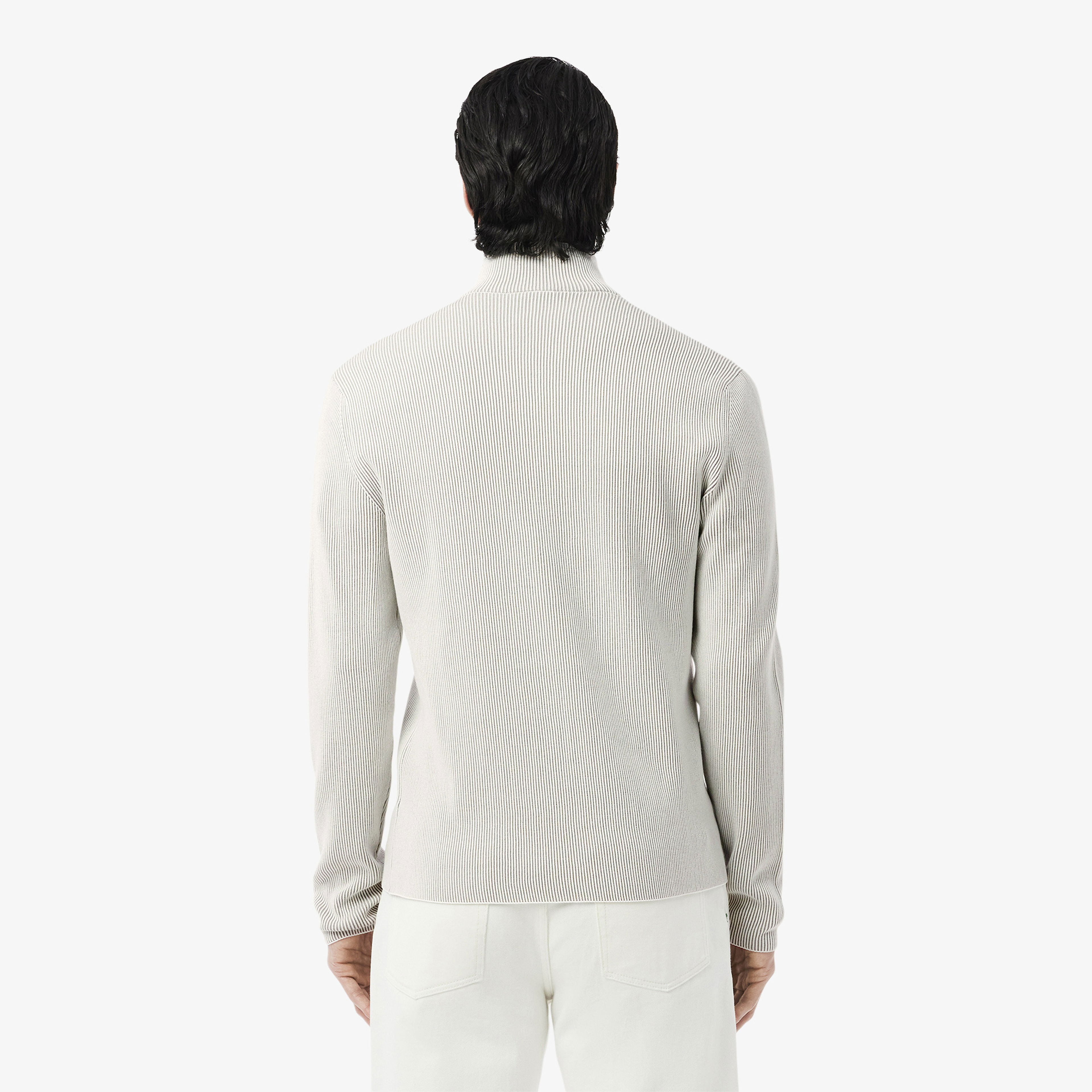 Lacoste Erkek V Yaka Bej Triko