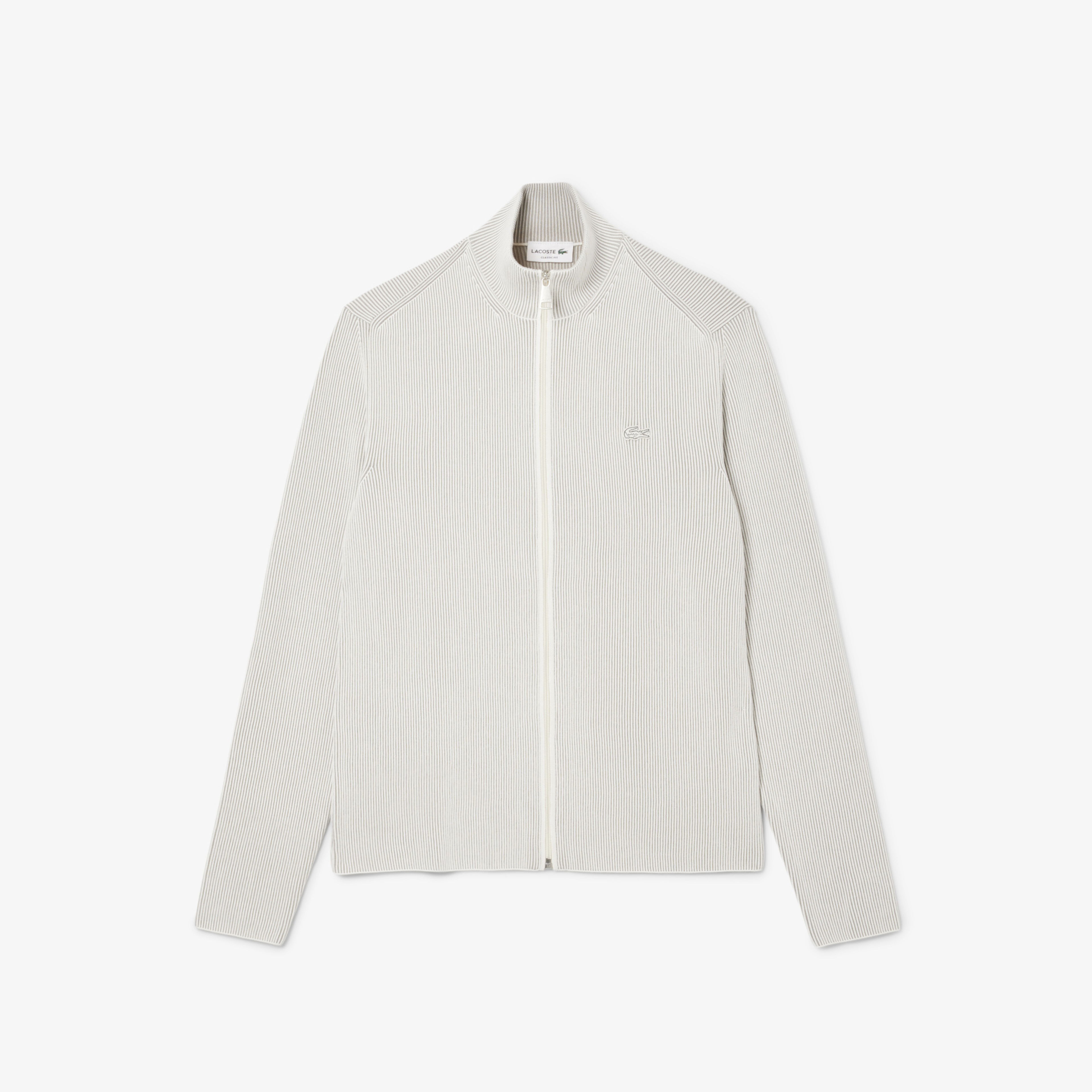 Lacoste Erkek V Yaka Bej Triko