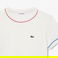 Lacoste Çocuk Bisiklet Yaka Krem T-Shirt