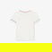 Lacoste Çocuk Bisiklet Yaka Krem T-Shirt