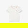 Lacoste Çocuk Bisiklet Yaka Krem T-Shirt