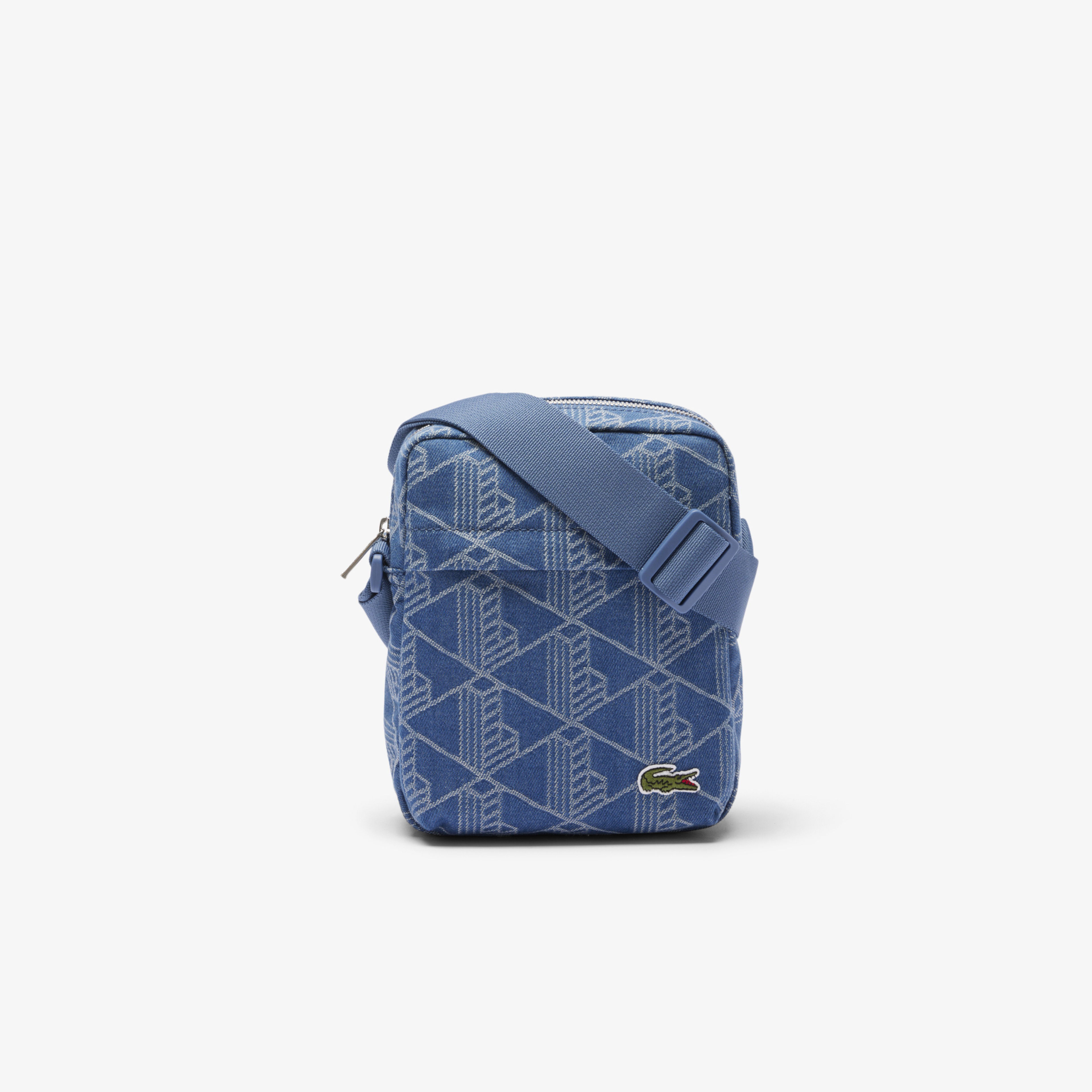 Lacoste Neocroc Unisex Monogram Mavi Postacı Çantası