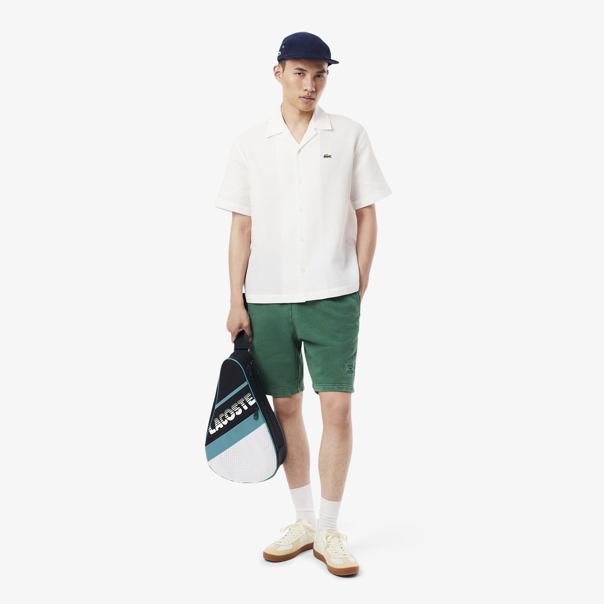 Lacoste Brewen Erkek Renk Bloklu Lacivert Tenis Çantası