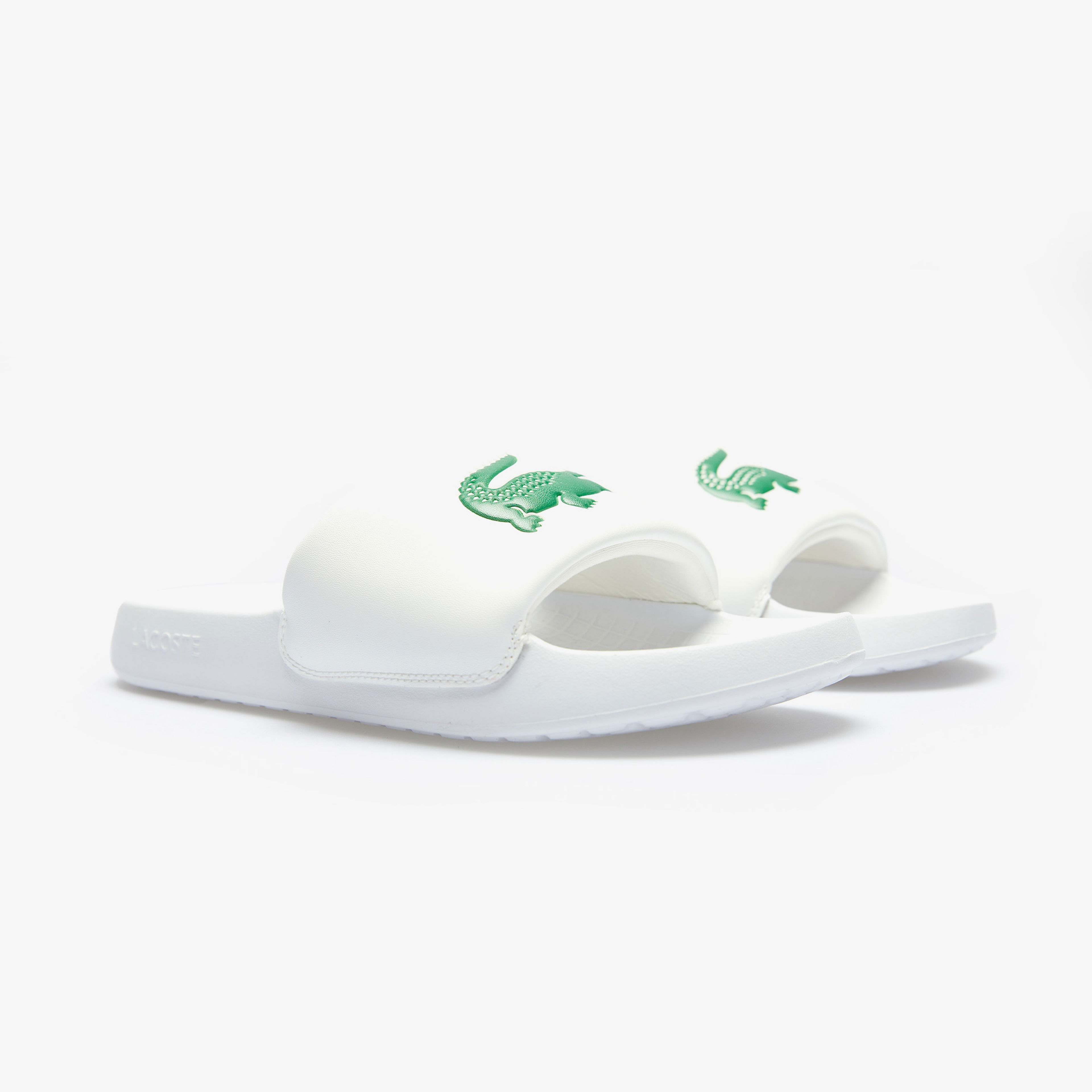 Lacoste Serve Slide 1.0 Erkek Beyaz Terlik