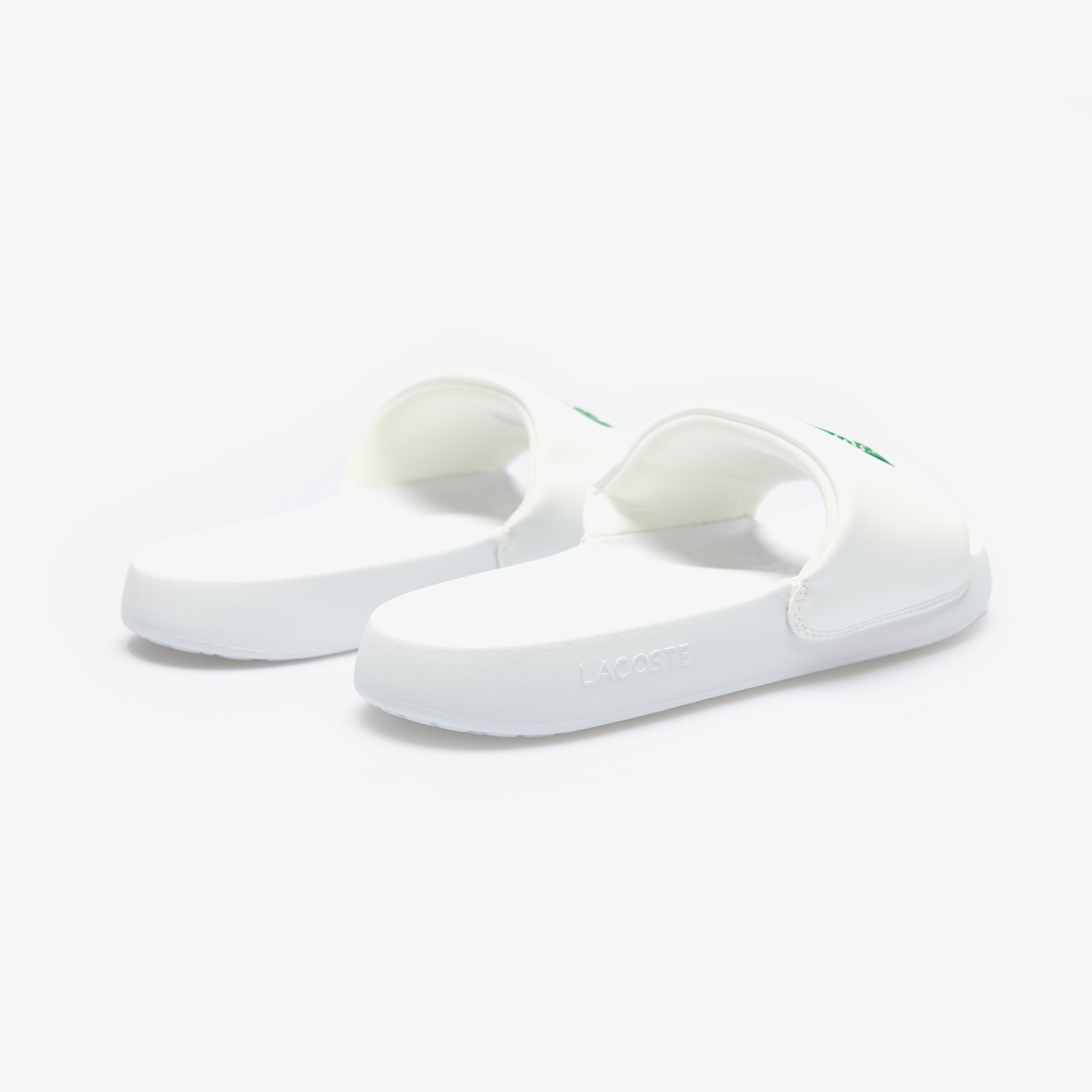 Lacoste Serve Slide Kadın Beyaz Terlik