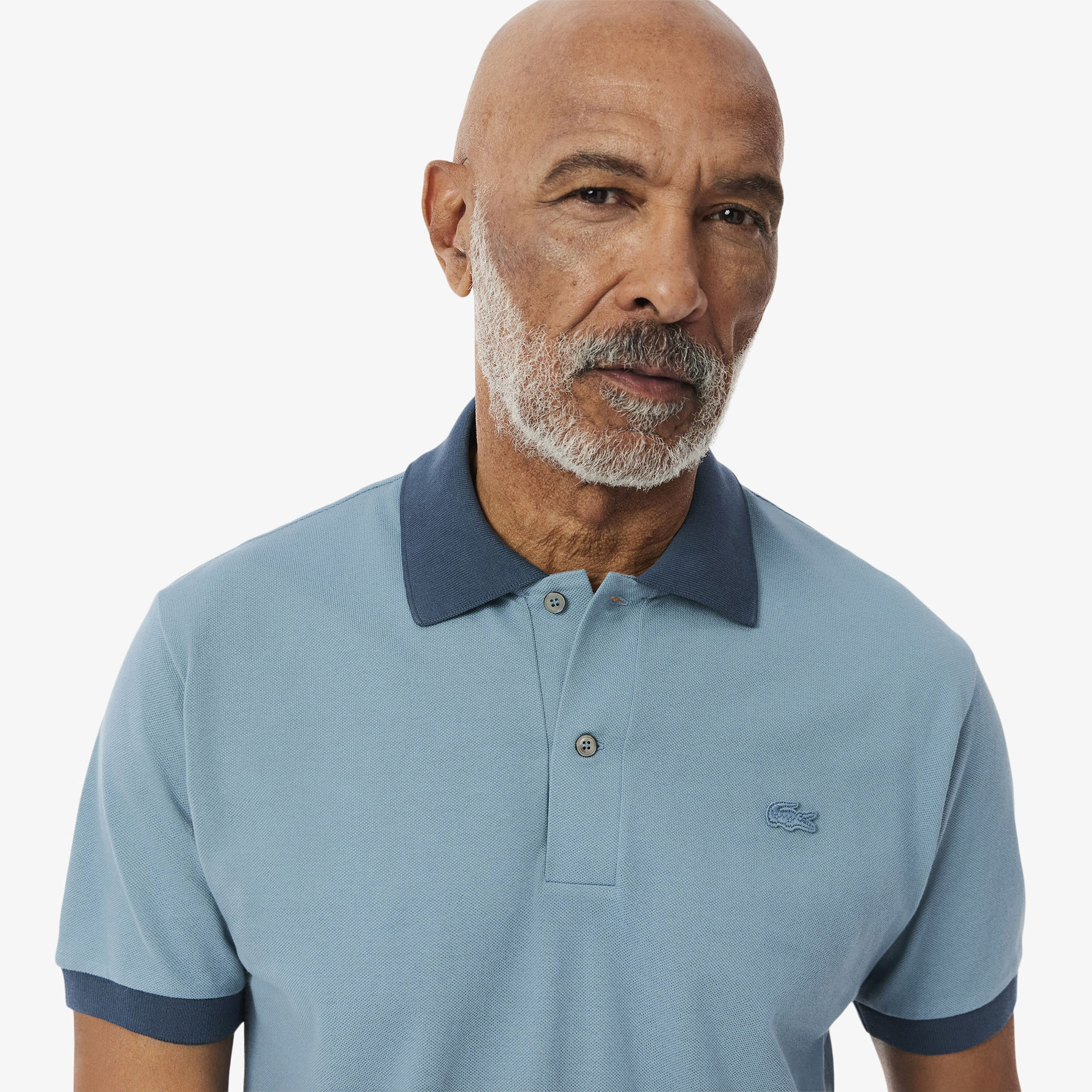 Lacoste Erkek Classic Fit Renk Bloklu Lacivert Polo