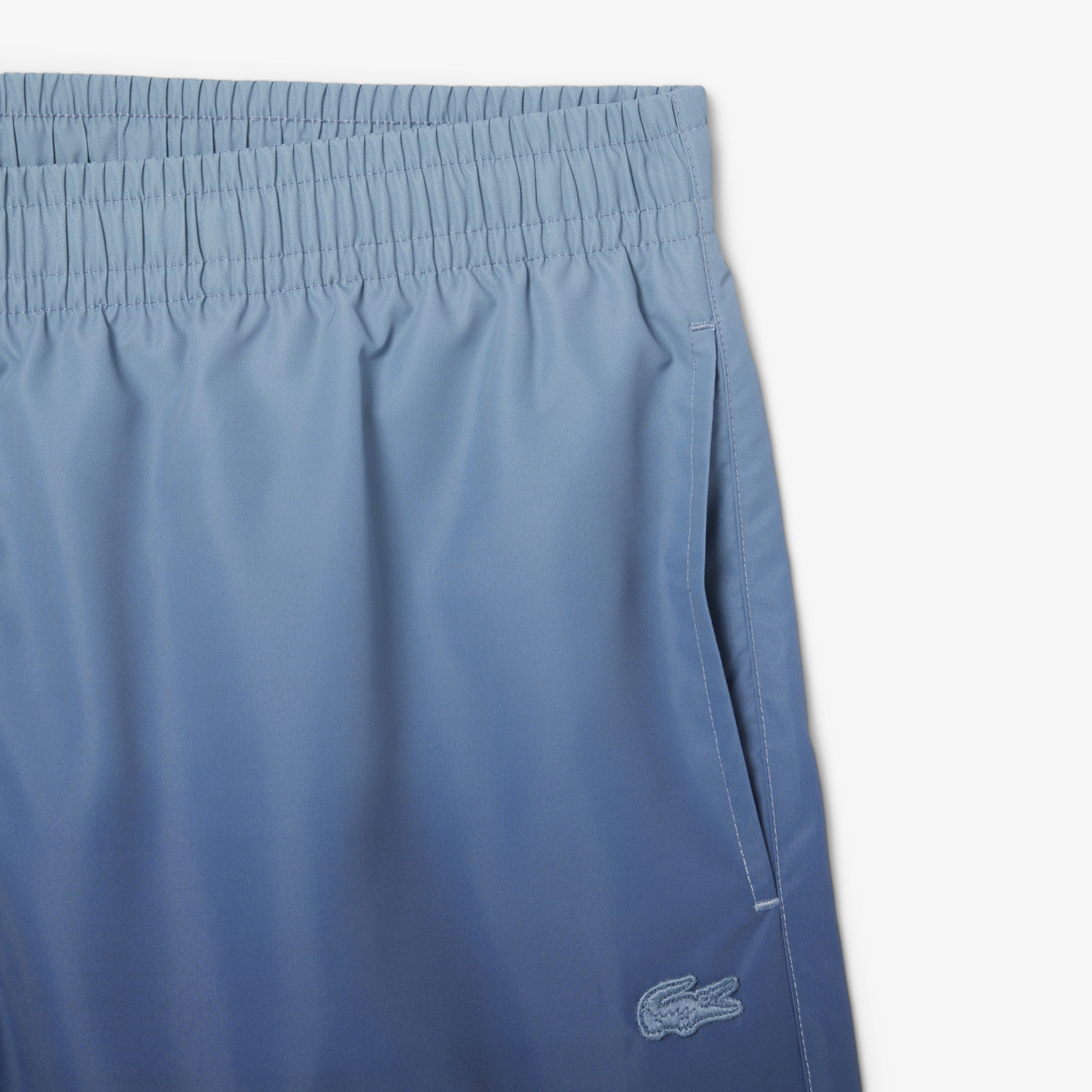 Lacoste Erkek Renk Bloklu Mavi Mayo