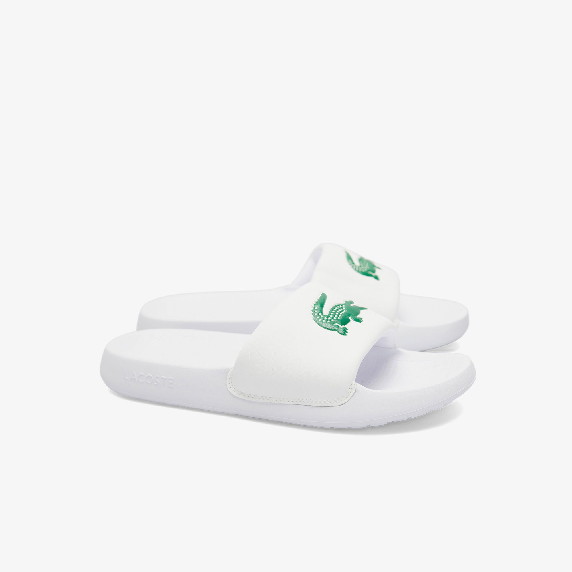 Lacoste Serve Slide 1.0 Erkek Beyaz Terlik