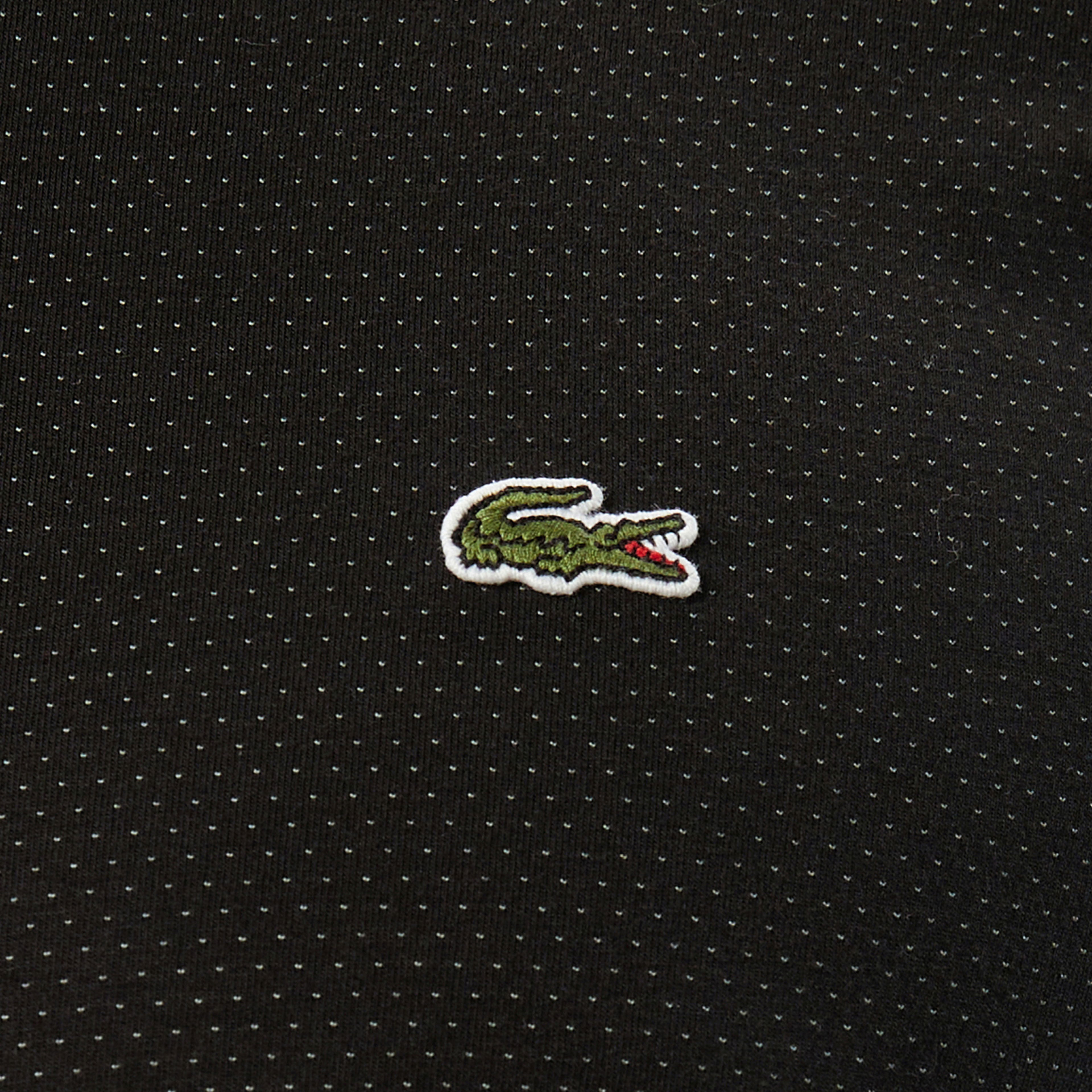 Lacoste Erkek Slim Fit Bisiklet Yaka Siyah T-Shirt