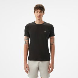 Lacoste Erkek Slim Fit Bisiklet Yaka Siyah T-Shirt Siyah