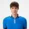 Lacoste Erkek Regular Fit Yarım Fermuarlı Baskılı Mavi Polo