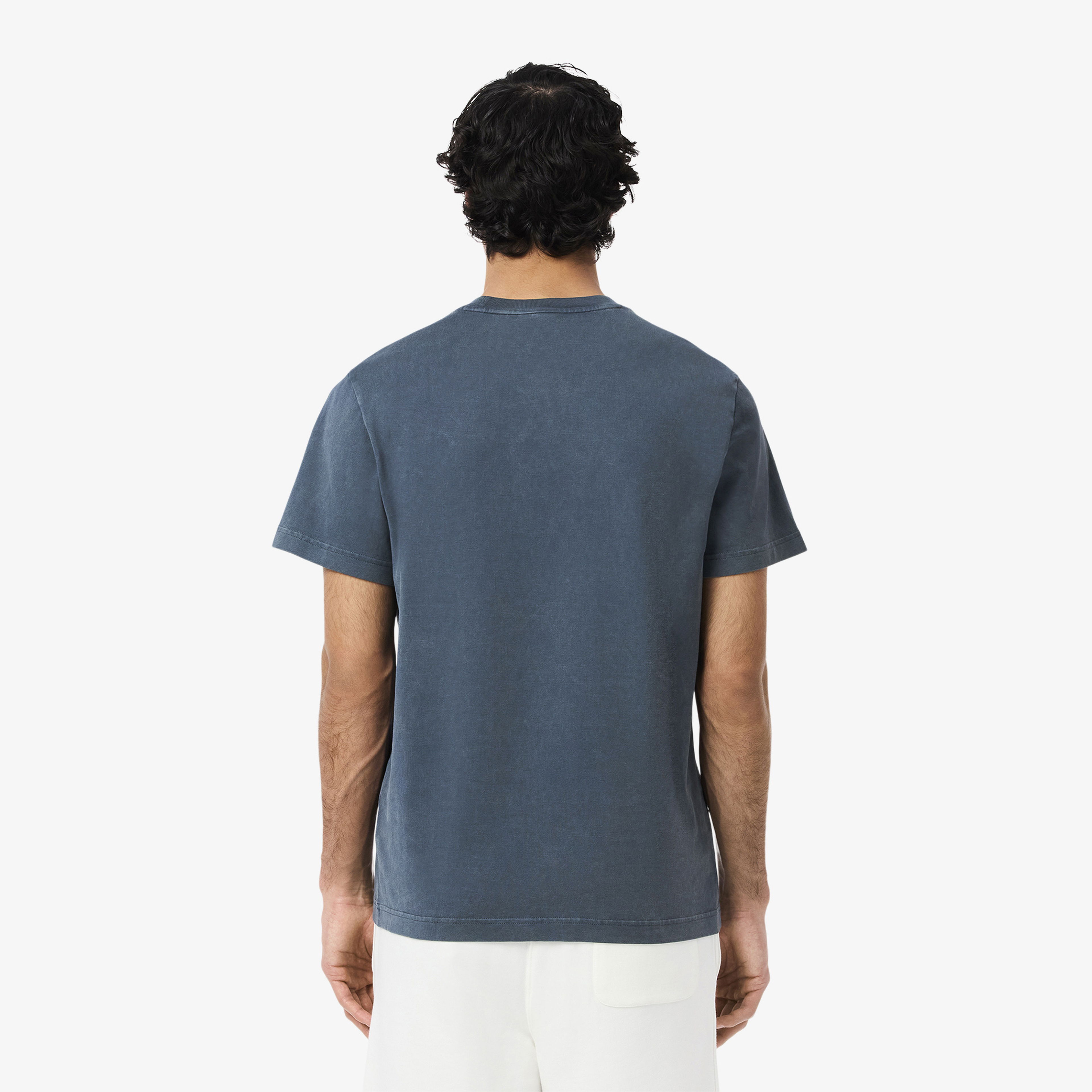 Lacoste Erkek Regular Fit Bisiklet Yaka Lacivert T-Shirt