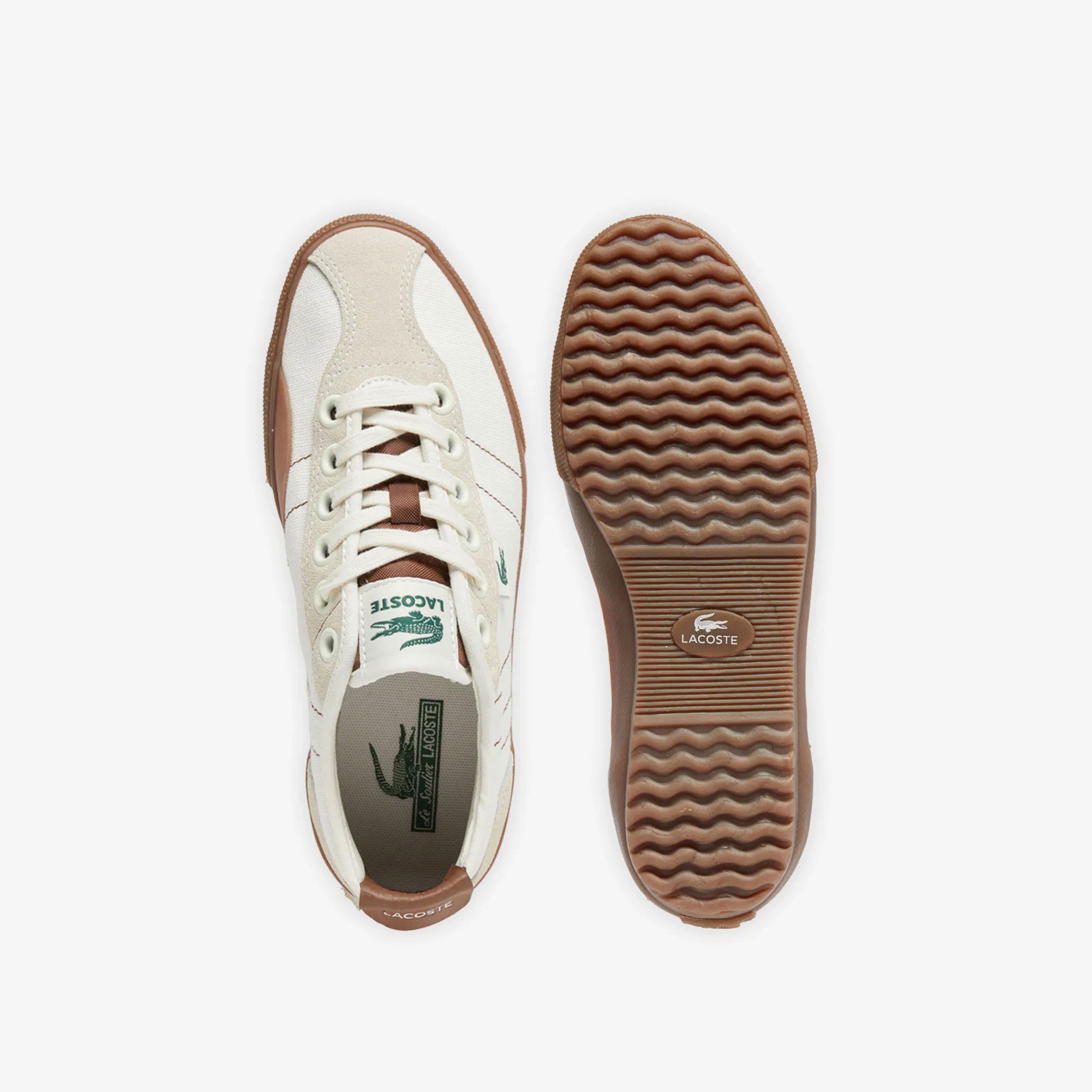 Lacoste Backslam Kadın Krem Sneaker